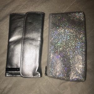 One brush organizer & one cosmetic pouch